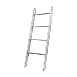 Opbevaringsstige i fyrretræ 4 niveauer 50x7