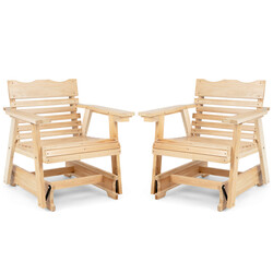 Gyngestol i gran 80x81x87 cm naturlig finish til udendørs brug