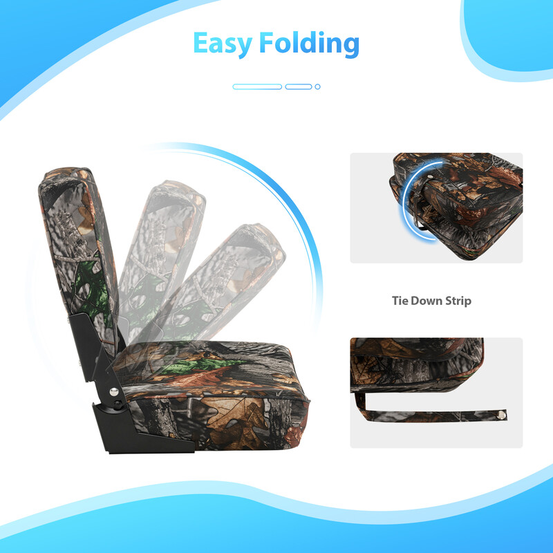 2-sæt sammenklappelige bådbænke i vandtæt PVC med skum grøn 180 kg belastning