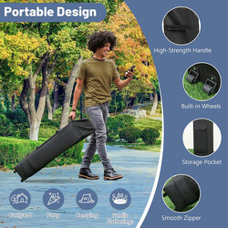 Pop-up pavillon 3x3 m grå vandtæt med markiser to sidevægge