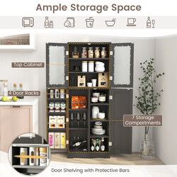 Køkkenopbevaringsskab sort MDF 60x31