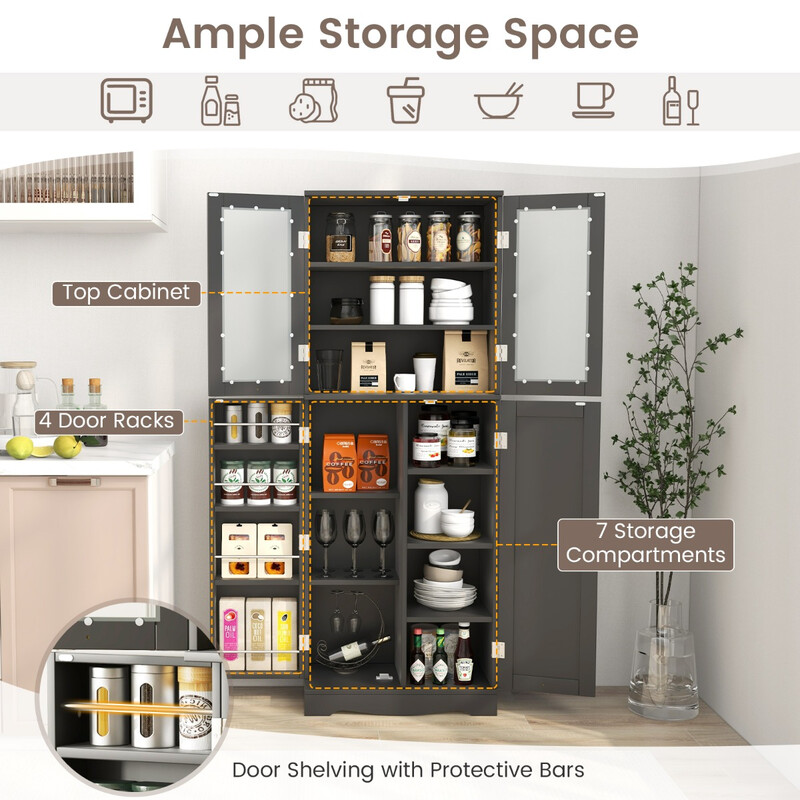 Køkkenopbevaringsskab sort MDF 60x31