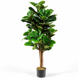 Kunstigt fikontræ 120 cm grøn indendørs og udendørs brug