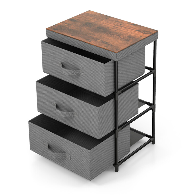 Natbord med metalram