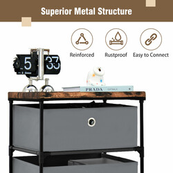 5 cm fibermateriale og metal