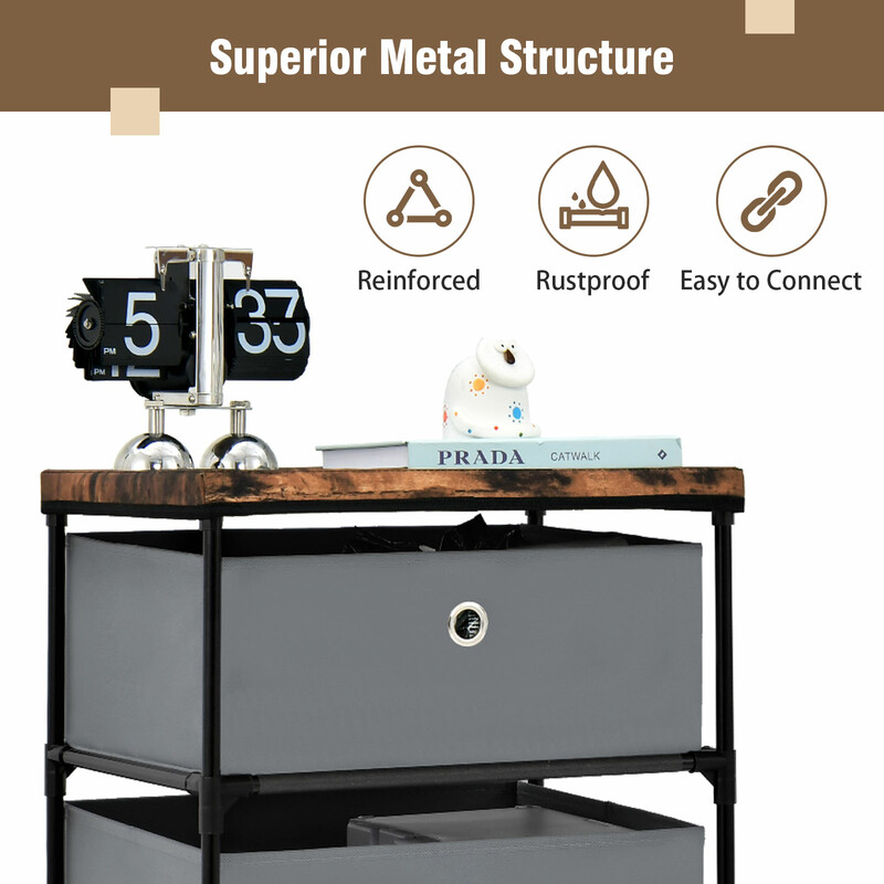 5 cm fibermateriale og metal