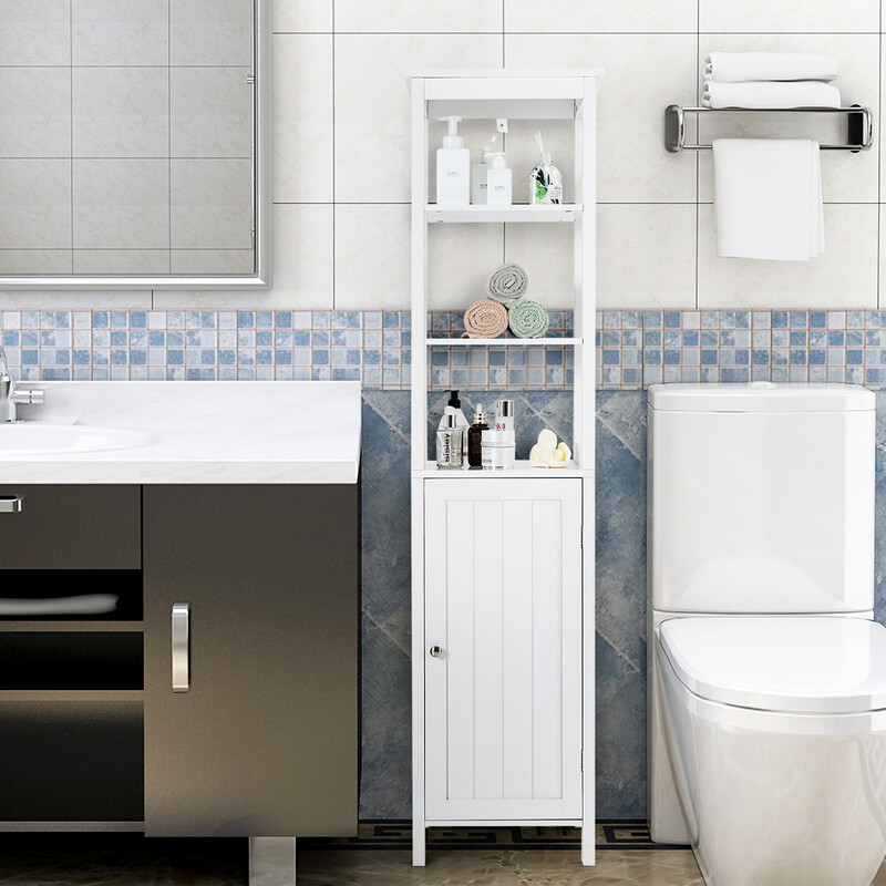 5 cm med tre hylder og underskab