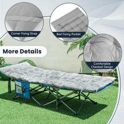 Loungeunderlag i krystalfløjl 190x70 cm grå med fæstebånd