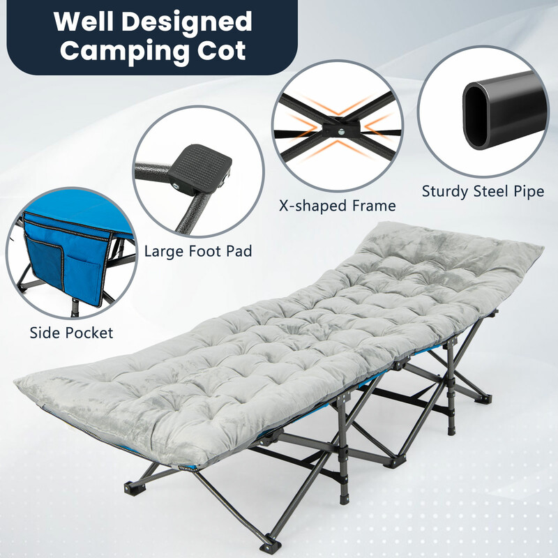 Loungeunderlag i krystalfløjl 190x70 cm grå med fæstebånd