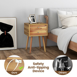 5 cm med 2 skuffer og hylde