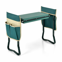 Sammenklappelig havepall 2-i-1 metalramme EVA-pude 58x27