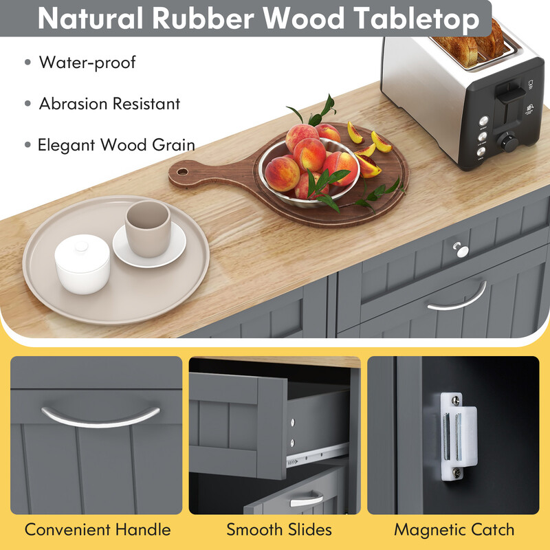 Sort MDF køkkenaffaldsskab 100x35x91 cm 2 skuffer justerbar hylde stor arbejdsflade