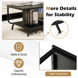 5 cm med marmoreffekt og to niveauer