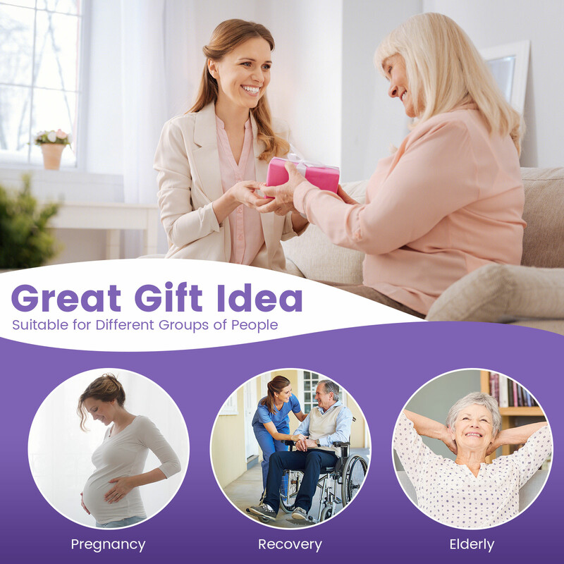 Ergonomisk kilpude kort plysch skum grå 51x32x63 cm