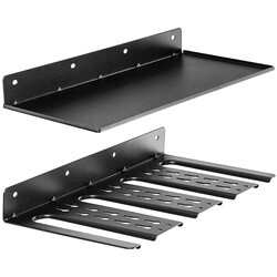 Vægghylde i kulstål 43x21