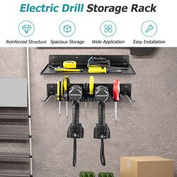 Vægghylde i kulstål 43x21