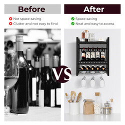 5x60 cm 10 flasker 12 glas