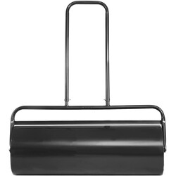 Græsvalse i stål 60 cm bred 48 l kapacitet sort ergonomisk håndtag