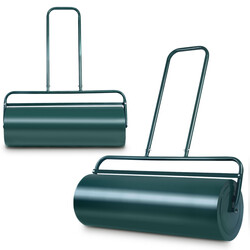 Græsrulle grøn stål 48 L kapacitet U‑formet håndtag 114x60x32 cm