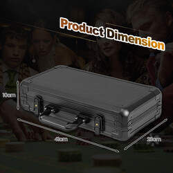 Pokersæt med 300 spilmærker