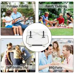 Køleboks 15 liter hvid PE PU med håndtag og 2 flaskeholdere