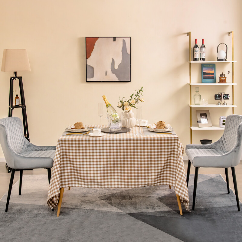 2 stk grå sammetsæder med ryglæn og metalben 60x52x80 cm