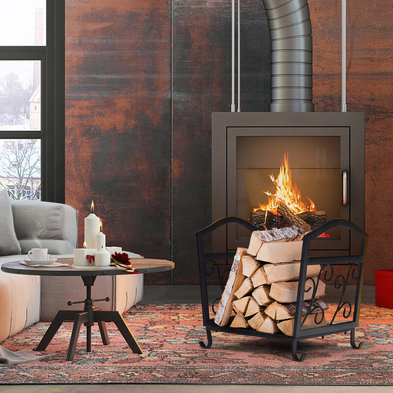 Metal vedholder sort 43x40x32