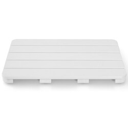 Badeværelsesmåtte hvid HIPS 55 x 34 cm skridsikker 150 kg