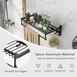 Badeværelsesholder i rymdaluminium