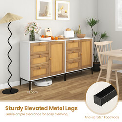 5 cm med 1 dør og 3 skuffer