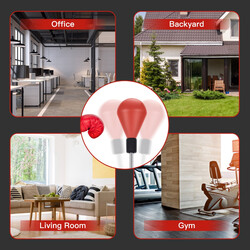 Boksepose justerbar 140-158 cm til hele familien med handsker