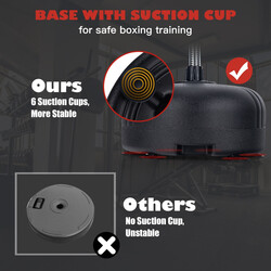 Boksepose justerbar 140-158 cm til hele familien med handsker