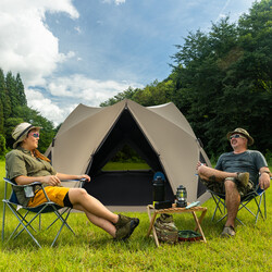 Pop-up-telt 420D polyester 285x250x147 cm 4-6 personer familiecamping