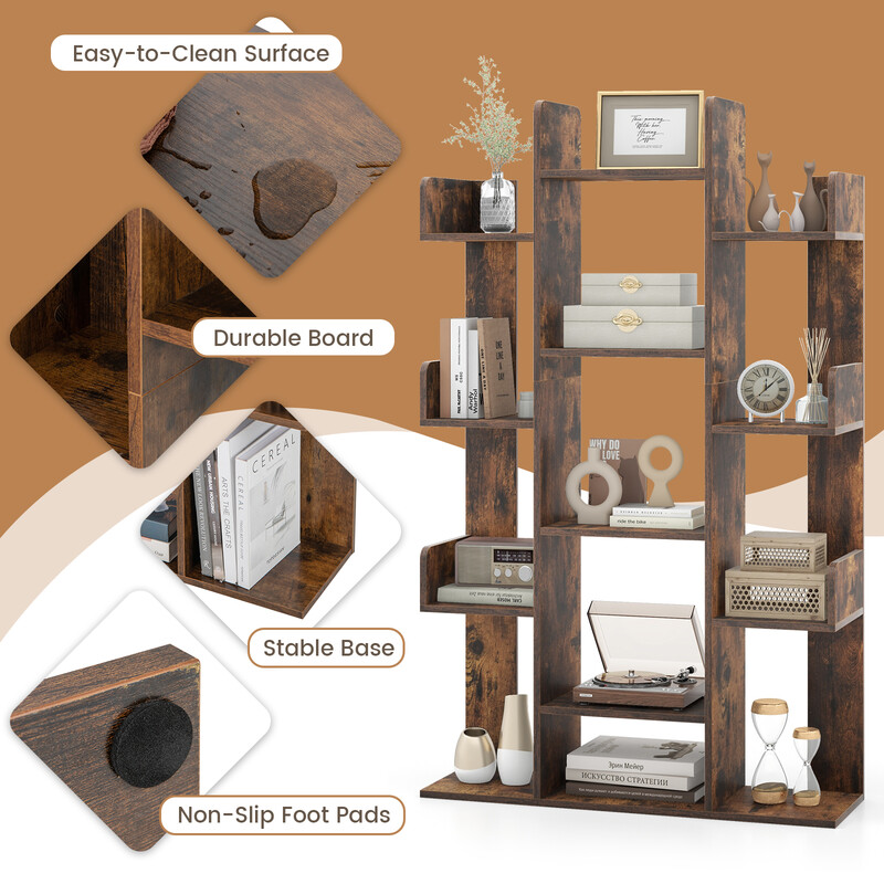 5x141 cm med 13 hylder