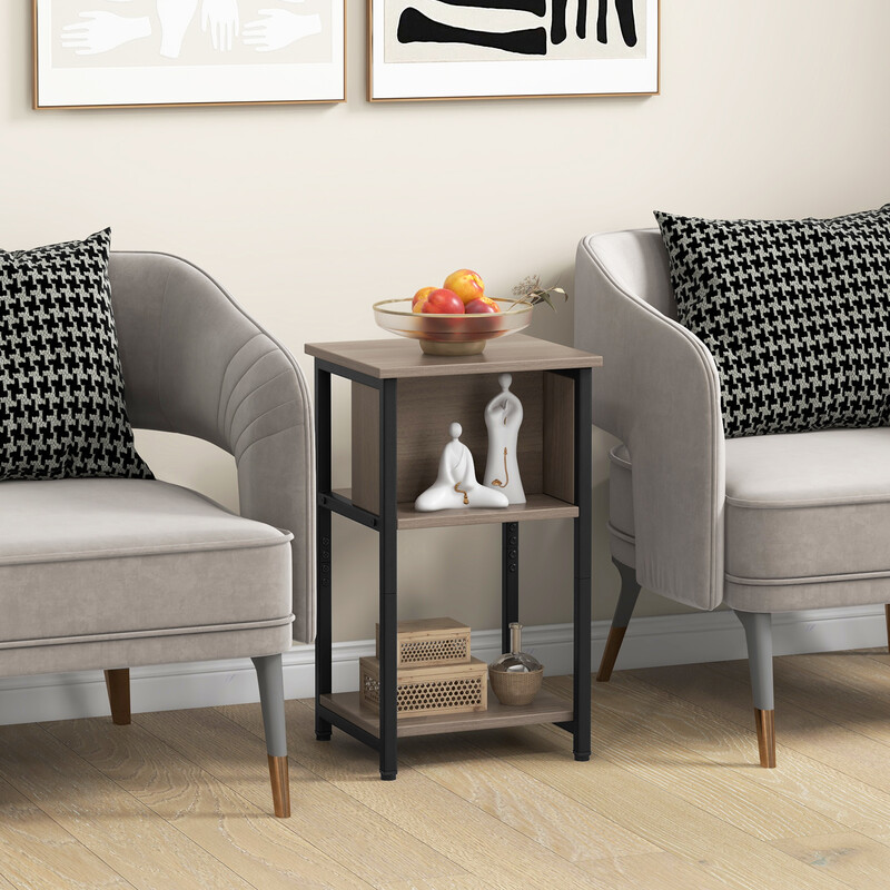 5 cm med USB og justerbare fødder