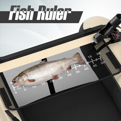 Oppustelig fiskeflåde 150 kg beige 135x109x54 cm PVC polyester