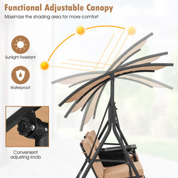 5 cm med justerbart soltag og køletaske
