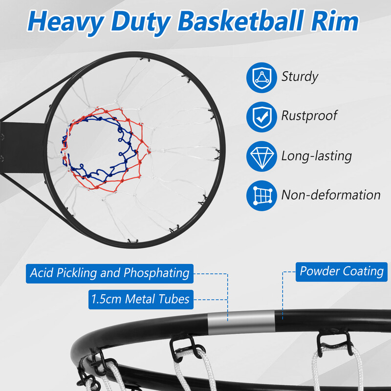 Basketkurv metal orange 49