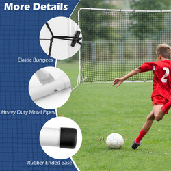 Fodboldmål PE metal 372x151x182