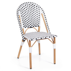 2 stk rottinstole PE rottinvæv terrasse balkon 56