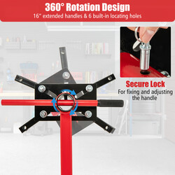 Motorstativ metal 680 kg 360° rotation 4 justerbare arme