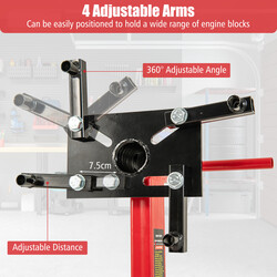 Motorstativ metal 680 kg 360° rotation 4 justerbare arme