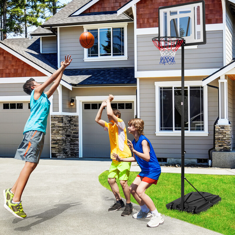 Basketkurv med justerbar højde metal og PET udendørs brug