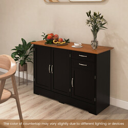 Køkkenskab hvid MDF 100x40x78 cm med justerbar hylde metalgreb og to skuffer