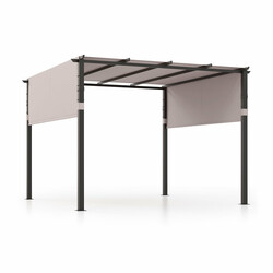 Pergola metal grå 3