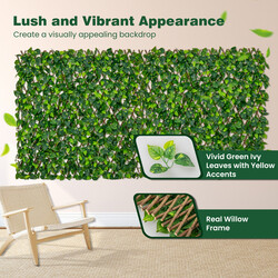 Udvideligt hegn af vide og PE 180 x 90 cm indendørs udendørs