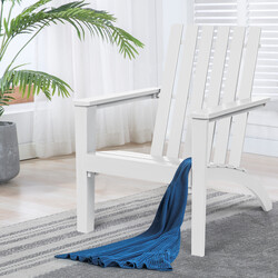 Adirondackstol akacietræ naturlig udendørs 69x73x85 cm maks 160 kg