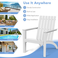 Adirondackstol akacietræ naturlig udendørs 69x73x85 cm maks 160 kg