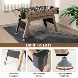 Fodboldbord MDF 137x68 cm med 2 bolde 26 spillere og pointtæller