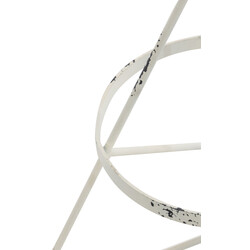 Industriel barstol med justerbar højde birketræ sæde og metalramme